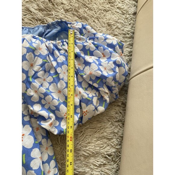 &Merci Dress Memorable Poise Blue Floral Mini Dress Large Merci - Picture 7 of 10